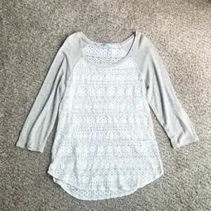 Maurices 3/4 length top